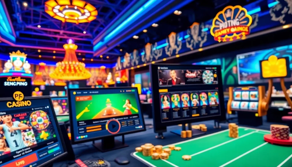 Experience the excitement of online betting at https://bigbet88.cloud/, showcasing vibrant casino elements.